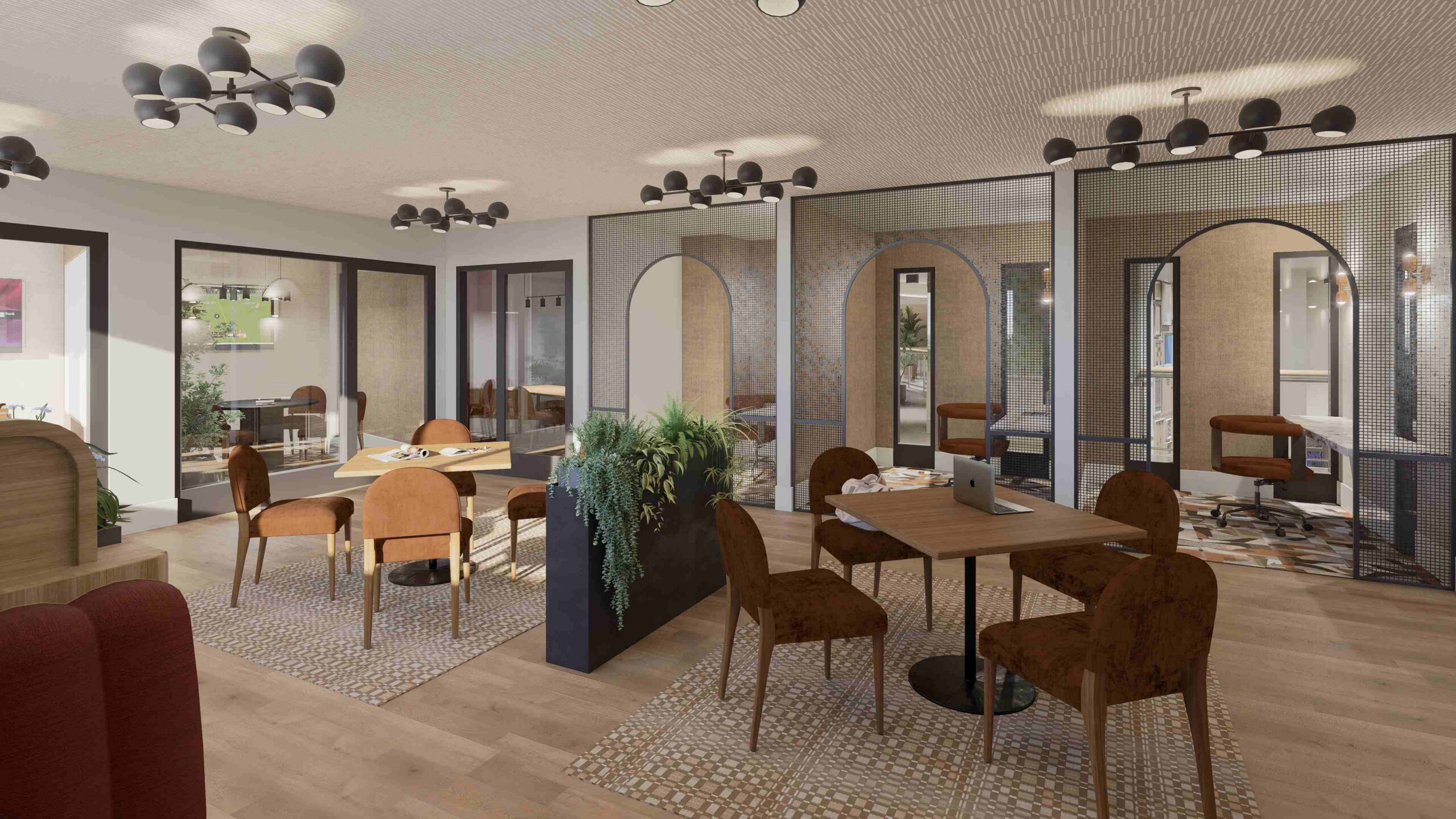 Group study rooms at 114 Earle